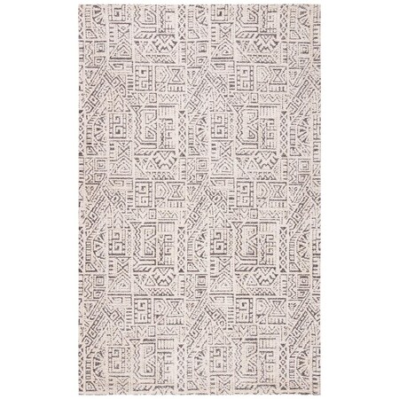 Safavieh 5 x 8 ft. Classic Vintage Global Rectangle Hand Woven Rug Natural & Ivory CLV900A-5
